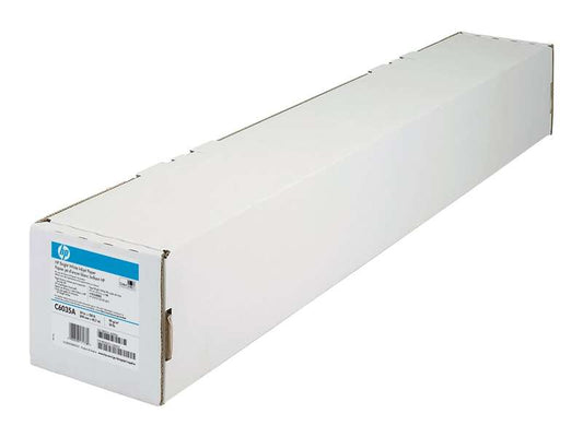 HP Bobina de Papel para Plotter - Blanco Brillante para Inyeccion de Tinta - 610mm x 45.7m - 90gr - Prinkweb