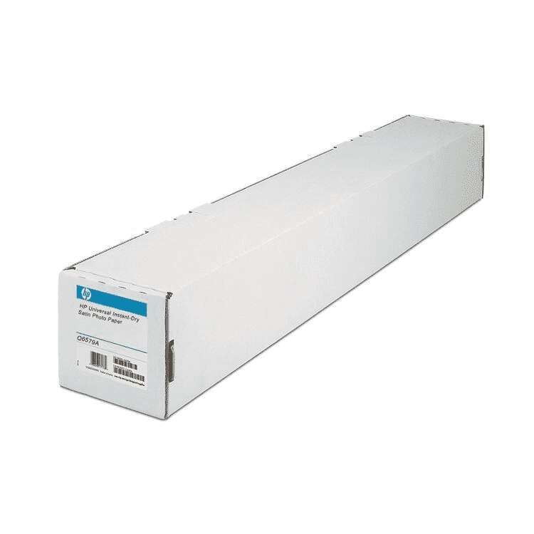 HP Bobina de Papel Fotografico para Plotter - Blanco Semi-Brillante para Inyeccion de Tinta - 610mm x 30.5m - 200gr/m2 - Prinkweb