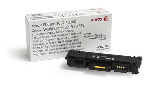 Cartucho de toner original preto Xerox Phaser 3260/WorkCentre 3225 - 106R02775