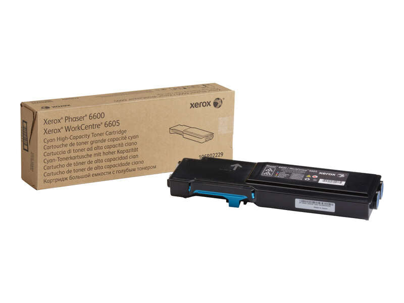 Xerox Phaser 6600/WorkCentre 6605 Cyan Cartucho de Toner Original - 106R02229 - Prinkweb