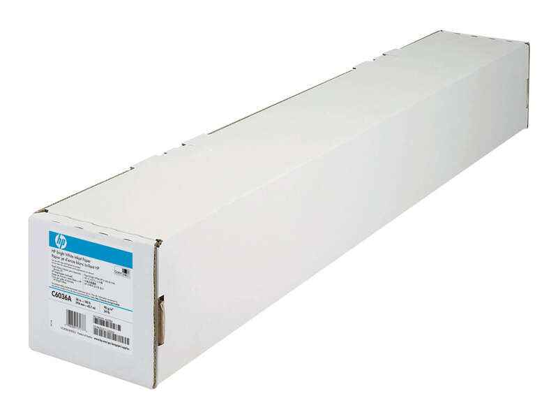 HP Bobina de Papel para Plotter - Blanco Brillante para Inyeccion de Tinta - 914mm x 45.7m - 90gr - Prinkweb