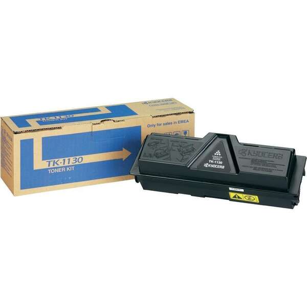 Kyocera TK1130 Negro Cartucho de Toner Original - 1T02MJ0NL0/1T02MJ0NLC - Prinkweb