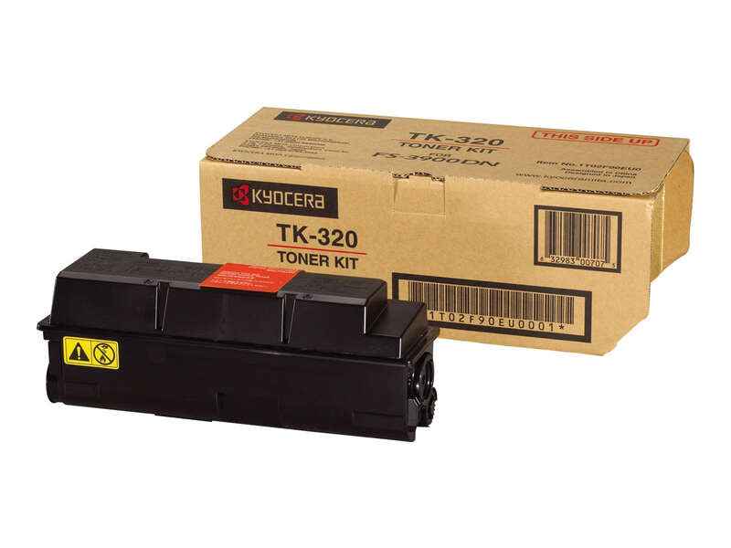 Kyocera TK320 Negro Cartucho de Toner Original - 1T02F90EUC - Prinkweb