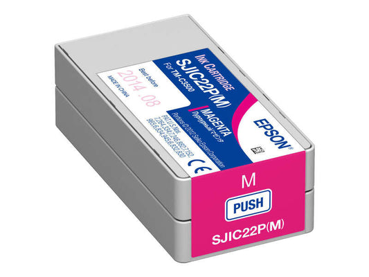 Epson SJIC22P Magenta Cartucho de Tinta Original - C33S020603/SJIC22P(M) - Prinkweb
