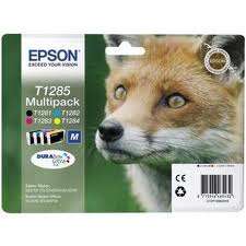 Epson T1285 Pack de 4 Cartuchos de Tinta Originales - C13T12854012 - Prinkweb