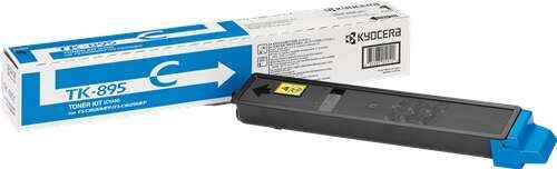 Kyocera TK895 Cyan Cartucho de Toner Original - 1T02K0CNL0/TK895C - Prinkweb