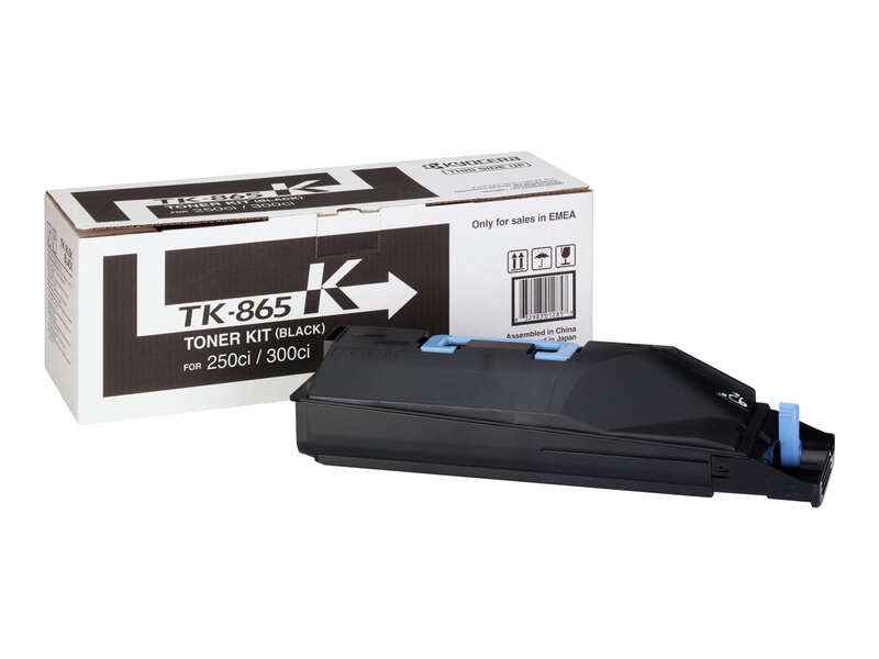 Kyocera TK865 Negro Cartucho de Toner Original - 1T02JZ0EU0/TK865K - Prinkweb