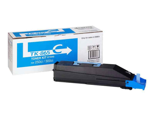 Kyocera TK865 Cyan Cartucho de Toner Original - 1T02JZCEU0/TK865C - Prinkweb
