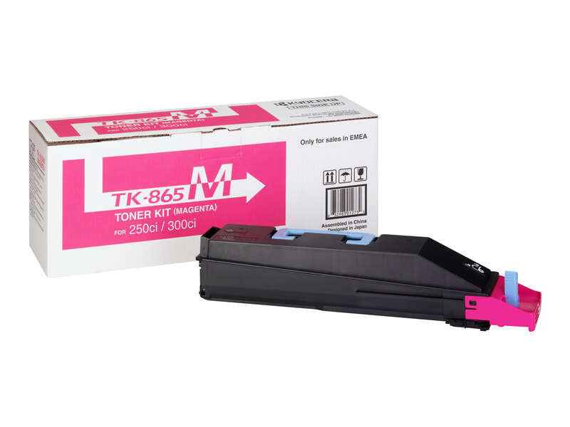 Kyocera TK865 Magenta Cartucho de Toner Original - 1T02JZBEU0/TK865M - Prinkweb