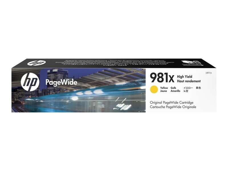 HP 981X Amarillo Cartucho de Tinta Original - L0R11A - Prinkweb