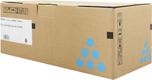 Ricoh Aficio SPC231/SPC232/SPC242/SPC310/ SPC311/SPC312/SPC320/SPC342 Cyan Cartucho de Toner Original - 407637/406480/SPC310C - Prinkweb