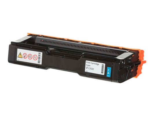 Ricoh Aficio SPC252/SPC262 Cyan Cartucho de Toner Original - 407532/SPC252EC - Prinkweb