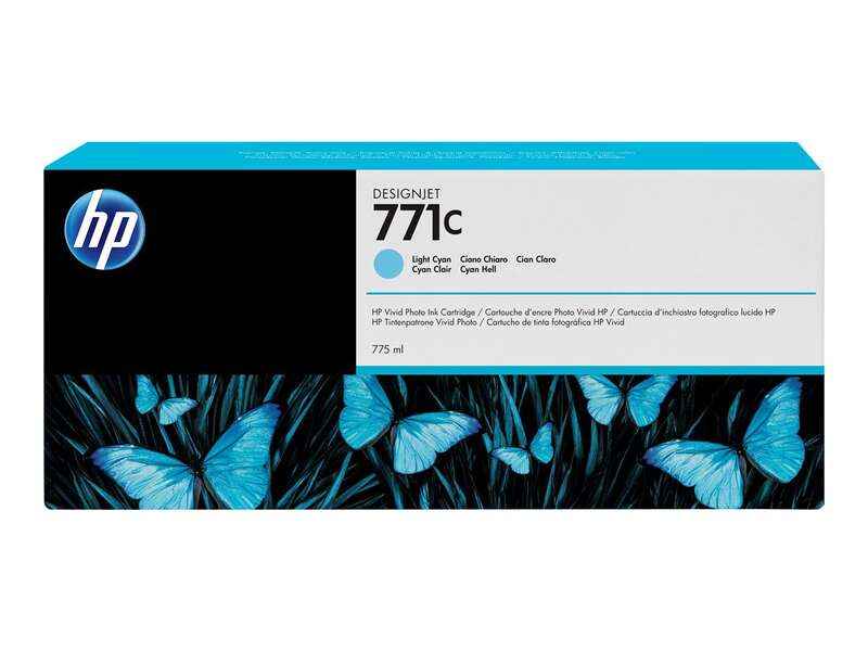HP 771C Cyan Light Cartucho de Tinta Original - B6Y12A - Prinkweb