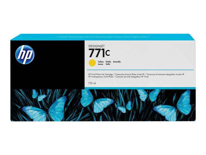 HP 771C Amarillo Cartucho de Tinta Original - B6Y10A - Prinkweb