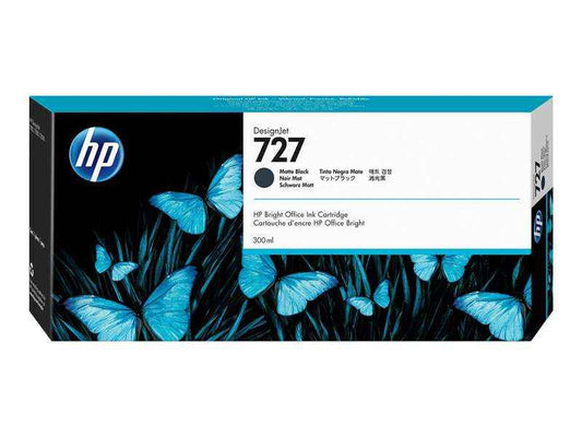 HP 727 Negro Mate Cartucho de Tinta Original - C1Q12A - Prinkweb