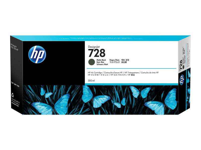 HP 728 Negro Mate Cartucho de Tinta Original - F9J68A - Prinkweb