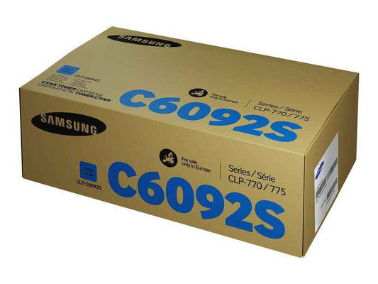 Samsung CLP770/CLP775 Cyan Cartucho de Toner Original - CLT-C6092S/SU082A - Prinkweb