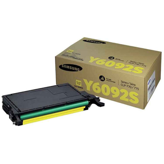 Samsung CLP770/CLP775 Amarillo Cartucho de Toner Original - CLT-Y6092S/SU559A - Prinkweb