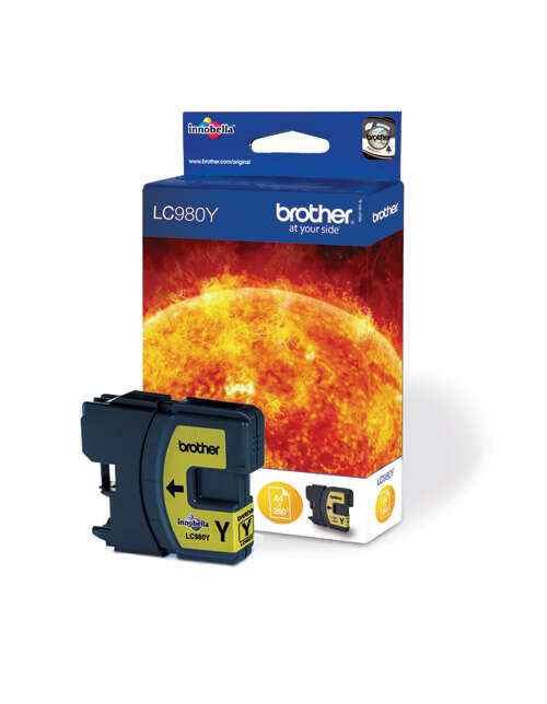 Brother LC980 Amarillo Cartucho de Tinta Original - LC980Y - Prinkweb