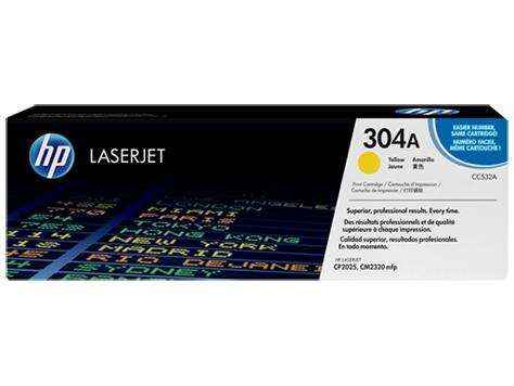 HP CC532A Amarillo Cartucho de Toner Original - 304A - Prinkweb