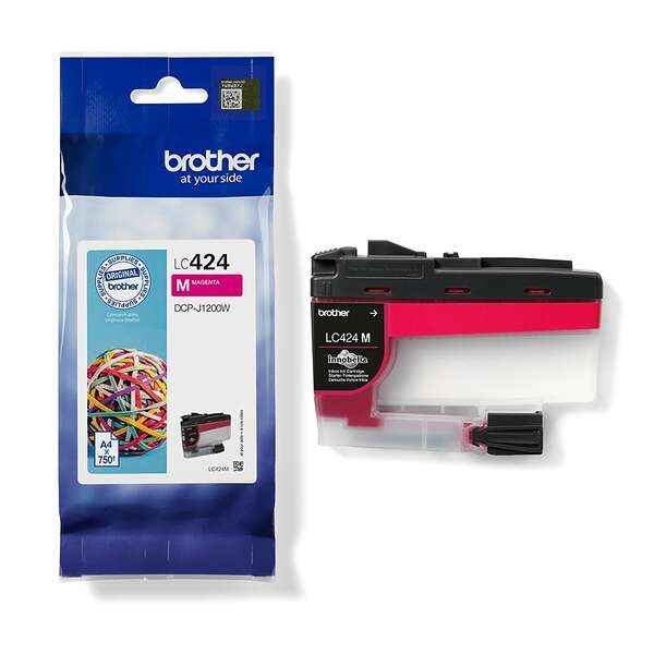 Brother LC424 Magenta Cartucho de Tinta Original - LC424M - Prinkweb