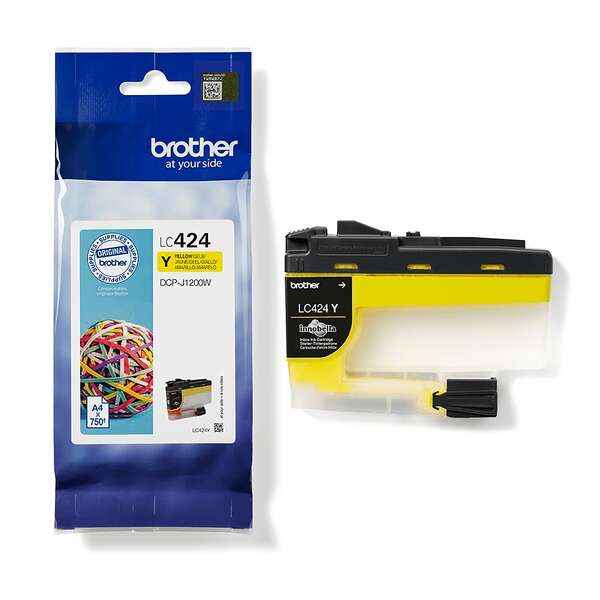 Brother LC424 Amarillo Cartucho de Tinta Original - LC424Y - Prinkweb