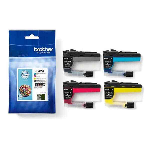 Brother LC424 Pack de 4 Cartuchos de Tinta Originales - LC424VAL - Prinkweb