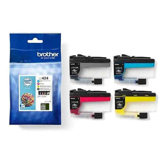 Brother LC424 Pack de 4 Cartuchos de Tinta Originales - LC424VAL - Prinkweb