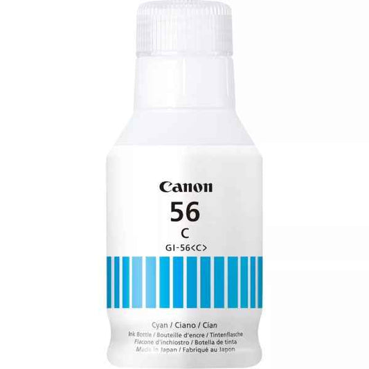 Canon GI56 Cyan Botella de Tinta Original - GI56C/4430C001 - Prinkweb