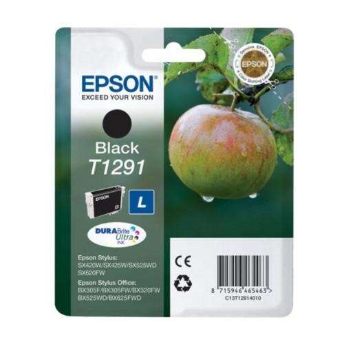 Epson T1291 Negro Cartucho de Tinta Original - C13T12914012 - Prinkweb