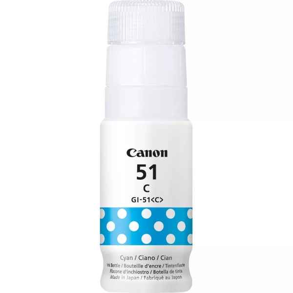 Canon GI51 Cyan Botella de Tinta Original - GI51C/4546C001 - Prinkweb