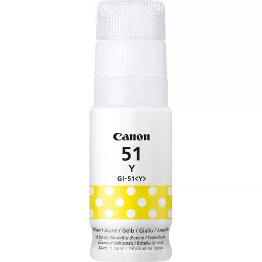 Canon GI51 Amarillo Botella de Tinta Original - GI51Y/4548C001 - Prinkweb