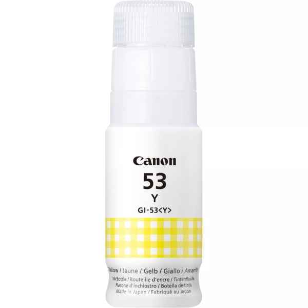 Canon GI53 Amarillo Botella de Tinta Original - GI53Y/4690C001 - Prinkweb