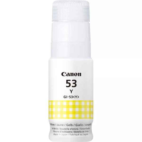 Frasco de tinta original amarela Canon GI53 - GI53Y/4690C001