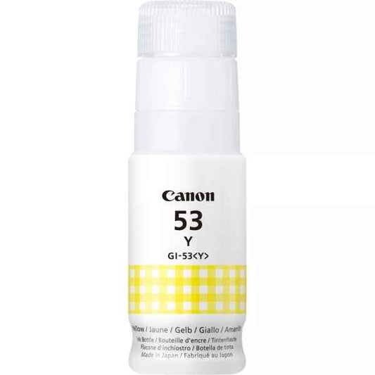 Canon GI53 Amarillo Botella de Tinta Original - GI53Y/4690C001 - Prinkweb