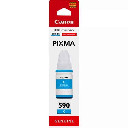 Canon GI590 Cyan Botella de Tinta Original - GI590C/1604C001 - Prinkweb
