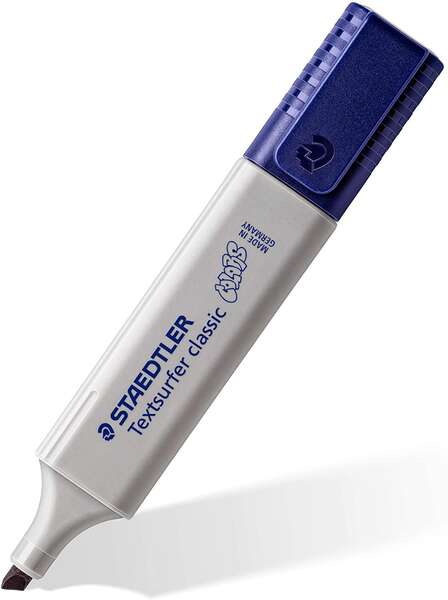 Surligneur fluorescent Staedtler Textsurfer Classic 364 Vintage - Pointe biseautée - Longueur de trait : 1 à 5 m