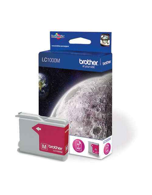 Brother LC1000 Magenta Cartucho de Tinta Original - LC1000M - Prinkweb