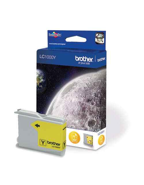 Brother LC1000 Amarillo Cartucho de Tinta Original - LC1000Y - Prinkweb