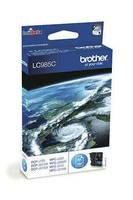 Brother LC985 Cyan Cartucho de Tinta Original - LC985CBP - Prinkweb