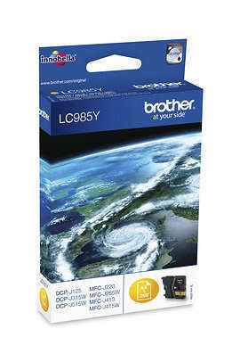 Brother LC985 Amarillo Cartucho de Tinta Original - LC985YBP - Prinkweb