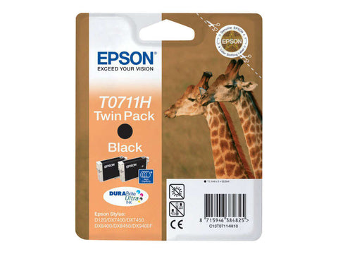 Cartouche d'encre noire originale Epson T0711H - C13T07114H10