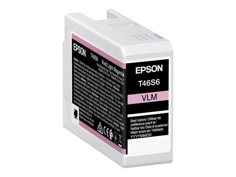 Epson T46S6 Magenta Light Vivido Cartucho de Tinta Original - C13T46S600 - Prinkweb