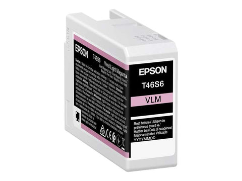 Cartucho de tinta original Epson T46S6 Magenta Claro Vibrante - C13T46S600