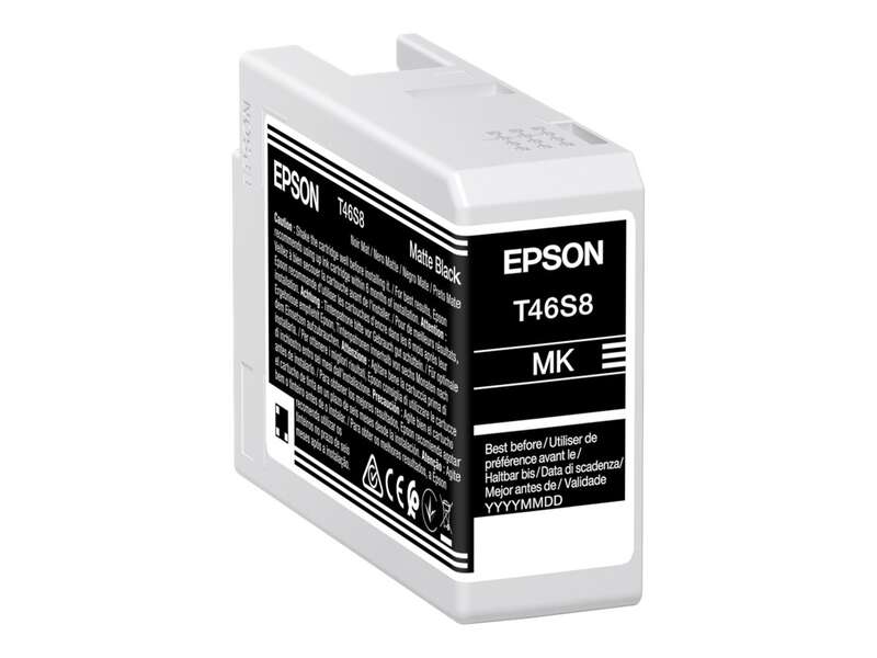 Epson T46S8 Negro Mate Cartucho de Tinta Original - C13T46S800 - Prinkweb