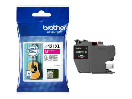 Brother LC421XL Magenta Cartucho de Tinta Original - LC421XLM - Prinkweb