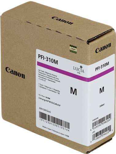 Canon PFI310 Magenta Cartucho de Tinta Original - 2361C001 - Prinkweb