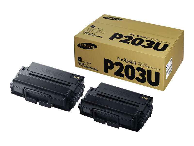 Samsung MLT-P203U Negro Pack de 2 Cartuchos de Toner Originales - SV123A - Prinkweb