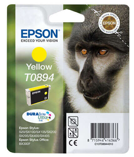 Epson T0894 Amarillo Cartucho de Tinta Original - C13T08944011 - Prinkweb