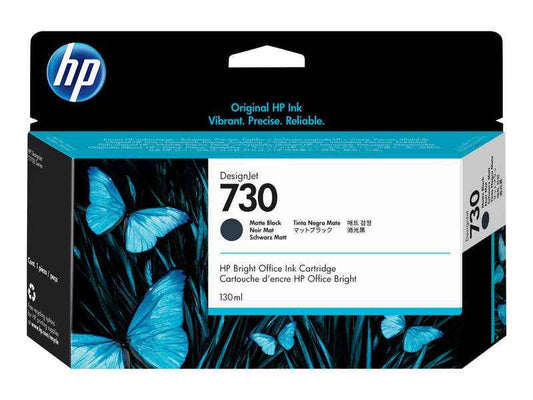 HP 730 Negro Mate Cartucho de Tinta Original - P2V65A - Prinkweb